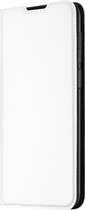 Geschikt voor Samsung Galaxy M52 Stand Case Telefoon Hoesje Wit met Pashouder