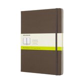 Moleskine Classic Notitieboek Hard Cover - XL - Bruin - Blanco