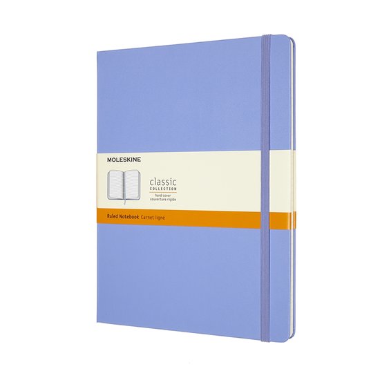 Interpretatief Productiviteit Afname Moleskine Classic Notitieboek - Extra Large - Hardcover - Gelinieerd -  Hortensia Blauw | bol.com