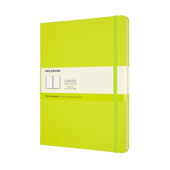 Moleskine Notebook XL (19x25 cm) Couverture rigide Blanco vert citron