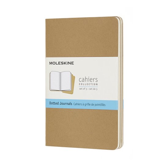 Moleskine Cahier Journals Pocket Dotted Kraft