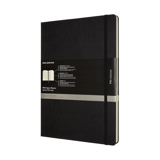 Moleskine Professional Project Planner A4 Hardcover Zwart bol