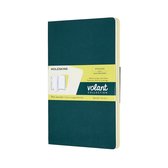 Moleskine Volant Journals - Large - Blanco - Groen/Geel