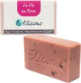 Elicious handgemaakte zeep - La Vie and Rose - 100 gram