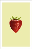 Walljar - Strawberry - Muurdecoratie - Poster