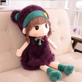 Mayfair - Knuffelpop - 45 cm - Lappenpop - Paars