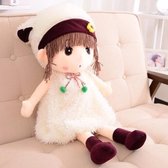 Mayfair - Knuffelpop - 45 cm - Lappenpop - Wit