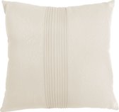 Lucy’s Living Luxe sierkussen IIARIA Ivory – D45 H45 cm - polyester - wonen - interieur – woonaccessoires - kussens