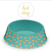 Tarhong voerbak hond hot dog melamine (25X7 CM 1400 ML)