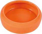 Trixie Voer- En Drinkbak Konijn 13 Cm Keramiek Oranje 400 Ml