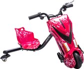 Elektrische Drift Trike Kart 250W 36V Bliksem Rood