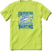 Fishing - Vissen T-Shirt | Grappig Verjaardag Vis Hobby Cadeau Shirt | Dames - Heren - Unisex | Tshirt Hengelsport Kleding Kado - Groen - M