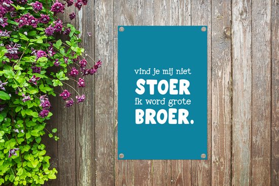 Tuindecoratie Grote broer - Ik word grote broer - Quotes - Spreuken