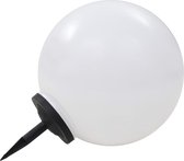 vidaXL LED-solarlamp rond 50 cm RGB