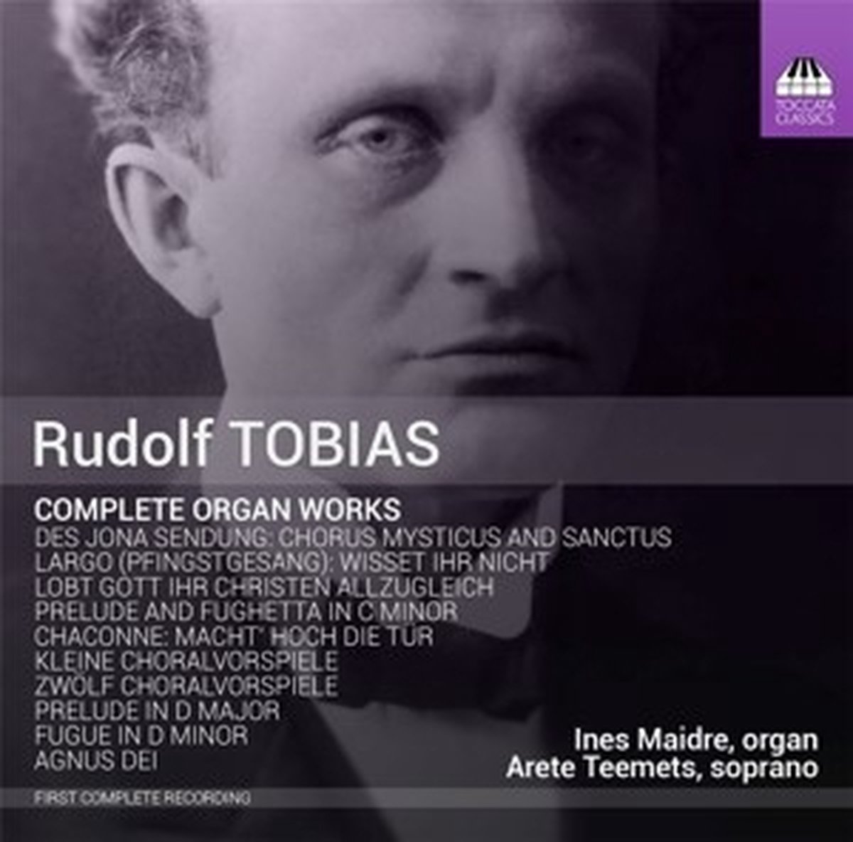 Arete Teemets, Ines Maidre - Tobias: Complete Organ Works (CD)