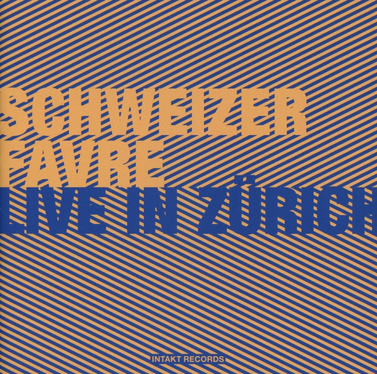 Irène Schweizer & Pierre Favre - Live In Zürich (CD)