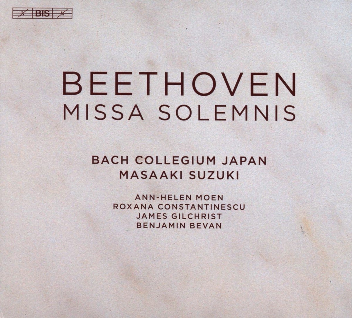 Ann-Helen Moen, Bach Collegium Japan, Masaaki Suzuki - Beethoven: Missa solemnis (SACD)