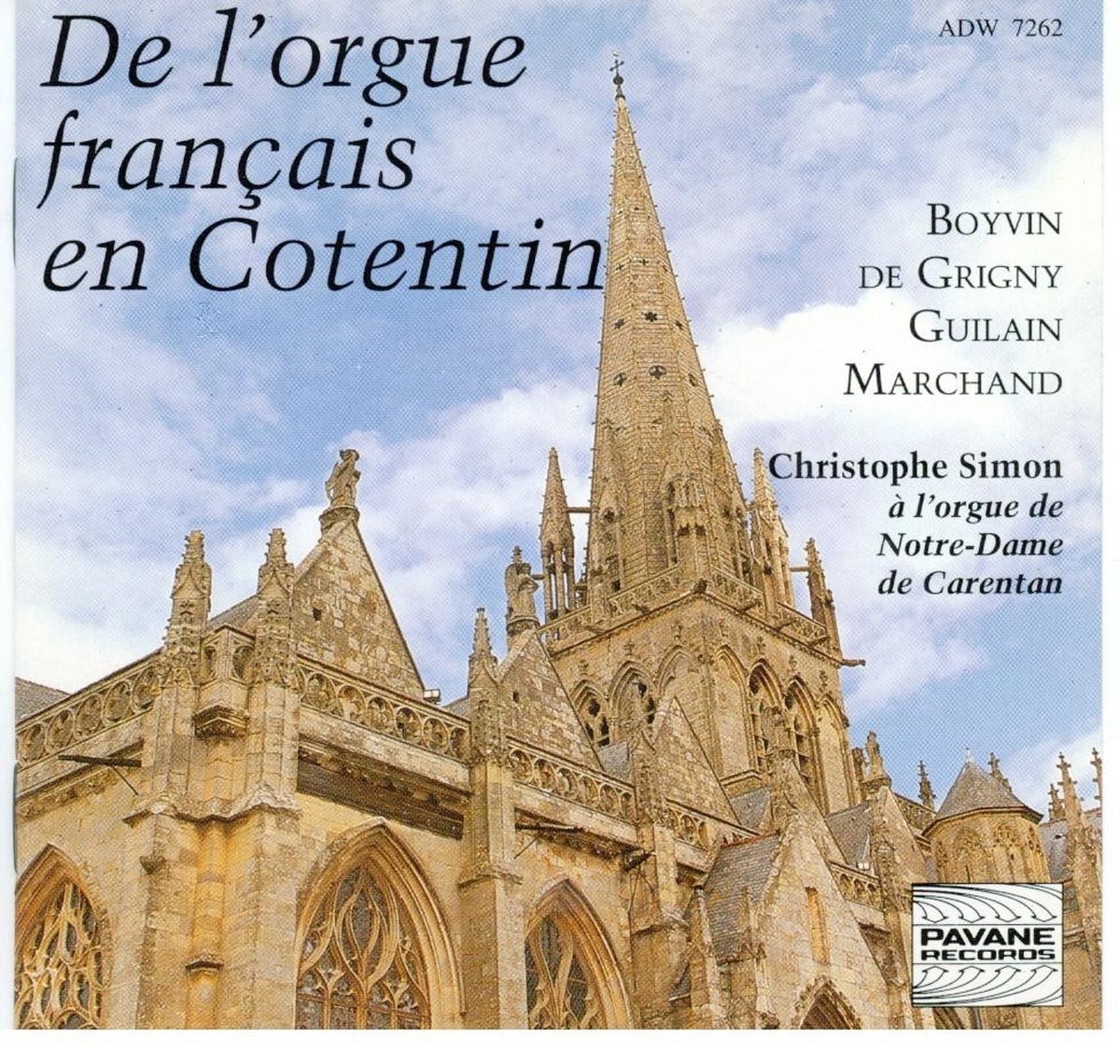 Christophe Simon - French Organ Music In Cotentin (CD)