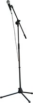 NJS Microfoon Kit incl Microfoon, XLR kabel, Statief en Draagtas - Zwart
