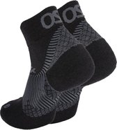 OS1st FS4 korte compressie sport hielspoor sokken Merinowol Zwart – Maat L (42-46)