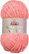 Himalaya VELVET 90046 Stofroze Fluwelen Garen, Breien en Haken, 100g, Super Zacht, Fluweel Breigaren, Volumineuze Pluche, Schijnen Fluweelachtig, Chenille Dolphin Baby Wol, Amigurumi, Velluto