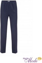 Sensia Mode pantalon modelnaam: Deva - klassiek model - korte lengte maat - Marine Blauw-  maat 40