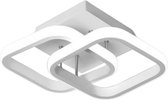 Lights™ LED Plafond Lamp - Sfeerverlichting - Plafond Licht - Moderne Verlichting - Vierkant - Wit