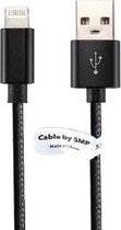 One One 2 stuks Lightning USB kabel 3 m lang. Laadkabel set. Oplaadkabel past ook op o.a. Apple iPhone 8, 8+, 10, 10s, 14, 14 Pro, 14 Pro Max, 14+, SE 2, iPod Touch 5, 6, 7, Nano 7, AirPods