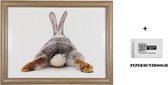 Mars & More Schootkussen laptray konijnen kontje 43x33cm met pepermuntdoosje