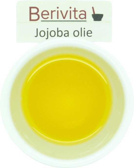 Jojoba Olie Puur 100ml - Koudgeperste en Onbewerkte Jojoba Oil - Huidolie en Haarolie - Berivita