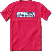 Vissen T-Shirt | Grappig Verjaardag Vis Hobby Cadeau Shirt | Dames - Heren - Unisex | Tshirt Hengelsport Kleding Kado - Roze - XXL