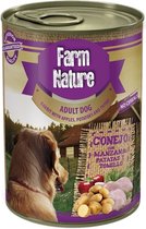Farm nature rabbit / potatoes / apples / thyme