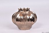 Daan Kromhout - Blom - Vaas - Mat brons - H12 cm x Ø14 cm
