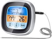 BBQ Thermometer Digitaal met Touchscreen - Oventhermometer - Inclusief Magneetbevestiging - Vleesthermometer - Kernthermometer
