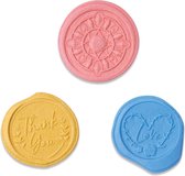 Sizzix 3D Embossing Folder - Impresslits - Wax Seals