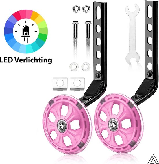 ARTIVIZION Universele Zijwieltjes - Incl. Installatie Set - Led Lichtjes  - | bol.com