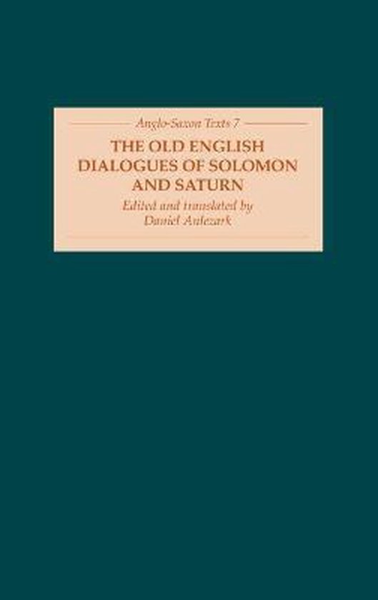 Foto: The old english dialogues of solomon and saturn