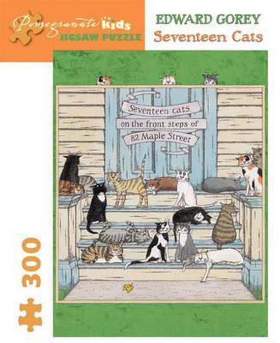 17 Cats On Maple Street 300 Piece Puzzle - cover