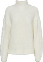 Noisy may Trui Nmjen L/s Cable Knit 27017400 Sugar Swizzle Dames Maat - M