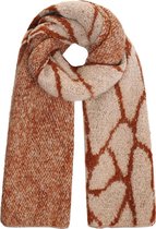 Sjaal - Scarf - Warm - Giraf - Oranje