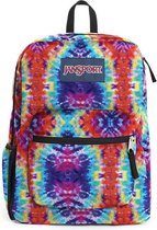JanSport Cross Town Backpack Red/ Multi Hippie Days