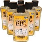 6 stuks! Marcel's Handzeep - 6x Sinaasappel Jasmijn 250ml - 100% Vegan - Marcel's Green Soap - Handzepen - Huidvriendelijk - Milieuvriendelijk - Plantaardig - Hydraterend - Marcels Greensoap