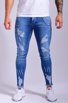 Skinny Fit Jeans Blauw 3073 - 31