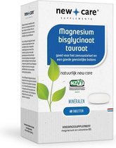 New Care Magnesium bisglycinaat tauraat vegan NZVT - 120 tabletten