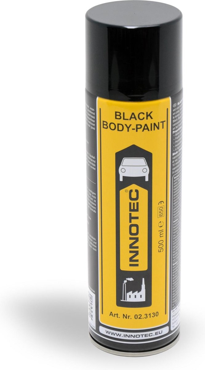 Innotec Black Body-Paint - Matt black spray paint