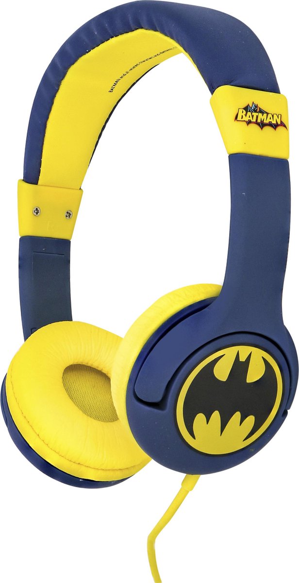 Batman - kinder koptelefoon - volumebegrenzing - verstelbaar - comfortabel