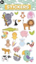 CULORE - Stickerset - Wilde dieren - Bubble stickers