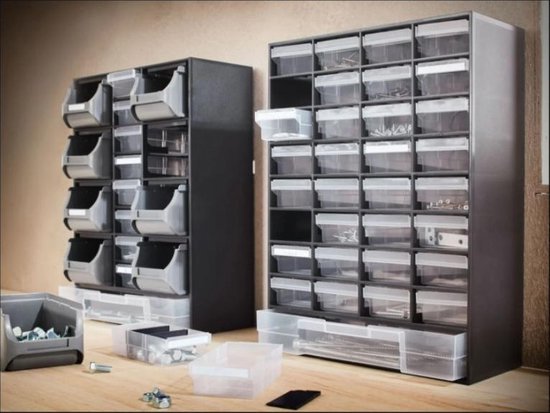 PARKSIDE® Werkplaatsorganizer - Opbergbox met 17 lades: - De opbergboxen  zijn ideaal... | bol