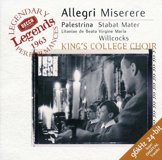 Choir Of King's College Cambridge - Allegri: Miserere | Palestrina: Stabat Mater (CD)