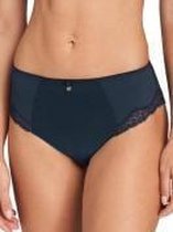 Capri hoge slip Susa | kant twilight blauw